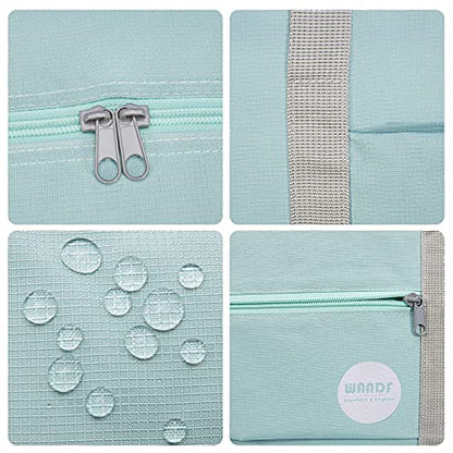 WANDF Personal Item Travel Bag, Carry On Duffle Bag Women - color: Mint Green