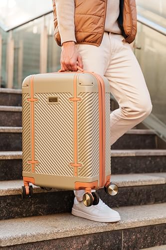 Dockers Spectra Hardside Expandable 8-Wheel Spinner Travel Checked Luggage, 28-Inch, India Ink - color: India Ink, size: 28-Inch Checked