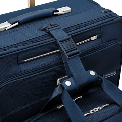 Briggs & Riley Baseline Global 21 Inch Softside Carry-On Spinner, Navy - color: Navy, size: 21" Carry-On