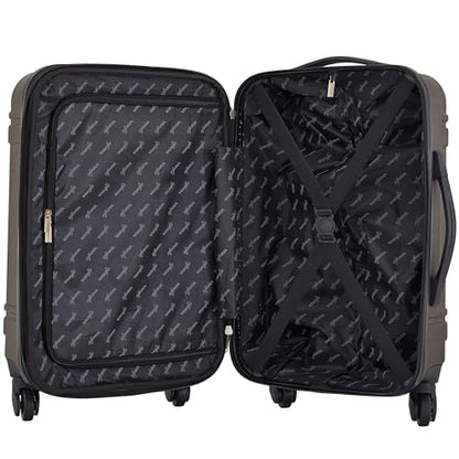 Wrangler 20" Astral Hardside Carry-On Luggage, Cedar - color: Cedar