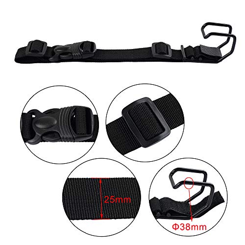 Vigorport Luggage Hook Strap, J Hook for Add A Bag Luggage Travel Essential - size: Small size/Standard buckle