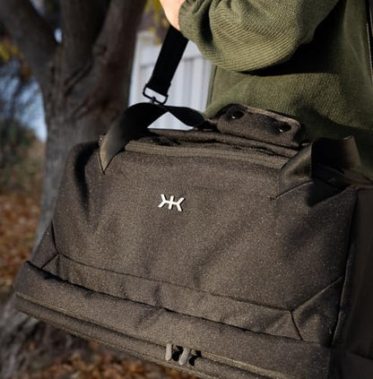 Knack Expandable Travel Duffel Bag, 35L-48L, 4-5 Day - color: Midnight Black, style: Travel Duffel