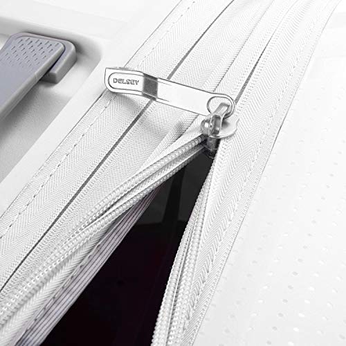 DELSEY PARIS Clavel Hardside Expandable Luggage with Spinner Wheels, White, 2-Piece Set (19/30) - color: White, size: 2-Piece Set (19/30 Inch)