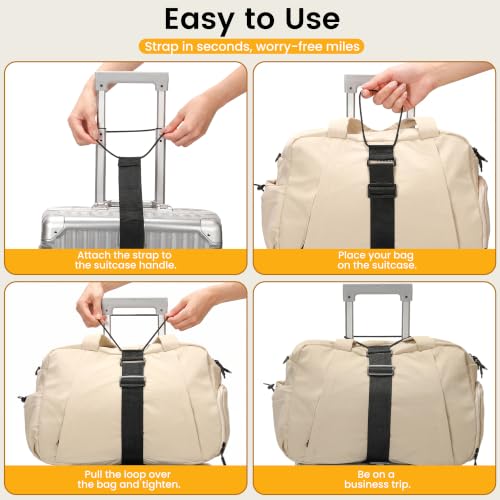 Adjustable Elastic Luggage Straps for Suitcase, Travel Bungee Straps - color: Black, Gray, Rainbow