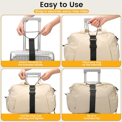 Adjustable Elastic Luggage Straps for Suitcase, Travel Bungee Straps - color: Green, Red, Rainbow