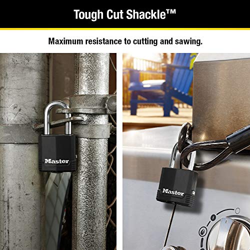 Master Lock Magnum Outdoor Padlock, Heavy Duty Keyed Lock M115XDLF - size: 1 Pack, style: Padlock