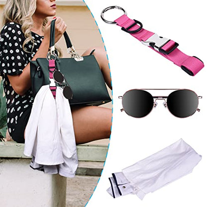 Wisdompro Jacket Gripper Travel Strap, Add a Bag Luggage Straps - Hot Pink - color: Hot Pink