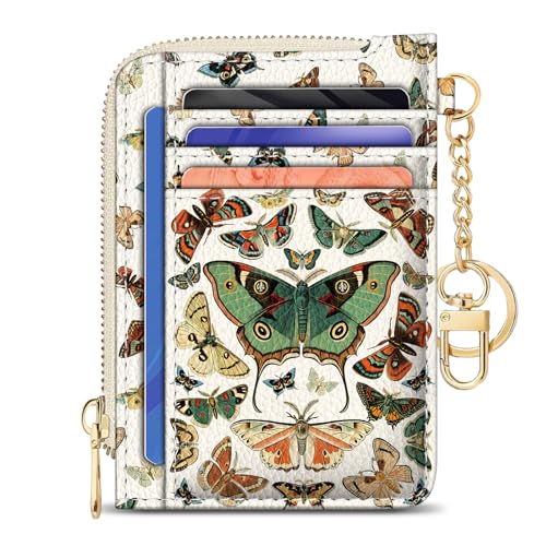 GIANCOMICS Slim Wallet Women, Credit Card Holder, Small Rfid Butterfly Case - color: Butterfly