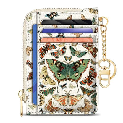 GIANCOMICS Slim Wallet Women, Credit Card Holder, Small Rfid Butterfly Case - color: Butterfly