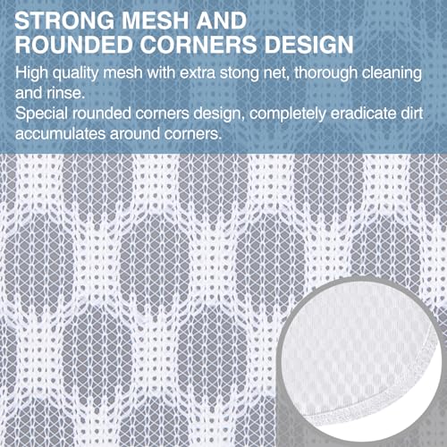 4 pcs Durable Honeycomb Mesh Laundry Bags for Delicates 2 Large (16" x 19") 2 Medium (12" x 15") - size: 2 Large X 2 Medium