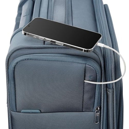 Samsonite UpLIFT Lightweight Softside Carry-On Luggage with Spinner Wheels - Expandable - Airline-Approved, Polyester Soft Suitcase for Ultra Light Travel - Cerulean Blue - color: Cerulean Blue, size: Carry-On