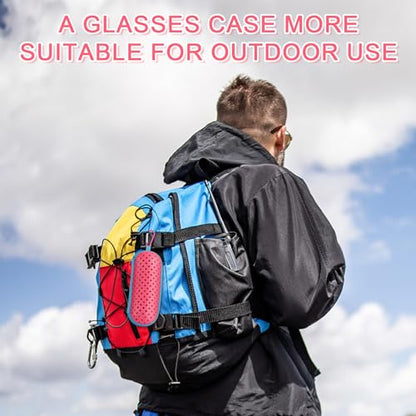 Swim Goggle Case, Protective Cases with Clip - color: Pink
