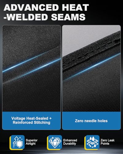 Julai Waterproof Shoe Bags for Travel, Organizer for Soccer Cleat Golf Gym - color: Black