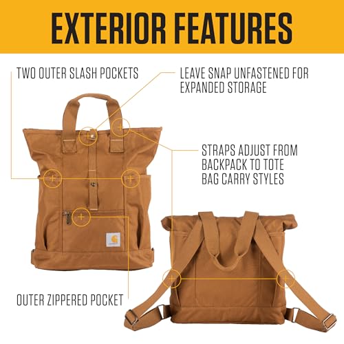 Carhartt Convertible Backpack Tote Black - color: Convertible Backpack Tote (Black)