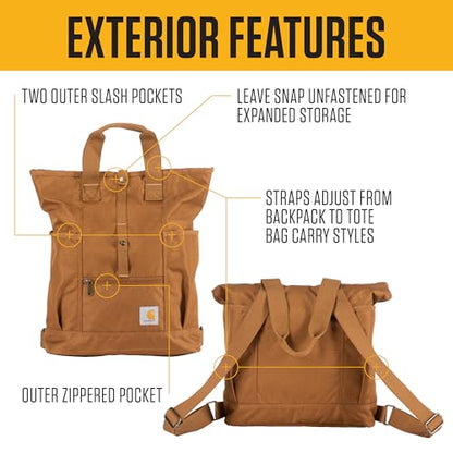 Carhartt Convertible Backpack Tote Black - color: Convertible Backpack Tote (Black)
