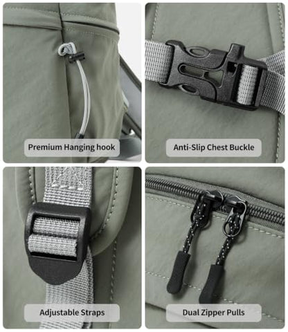 10L Ultralight Foldable Hiking Daypack for Women, Water Resistant Mini Travel Backpack, Lightweight Small Backpack for Camping Commute Outdoor - color: Green