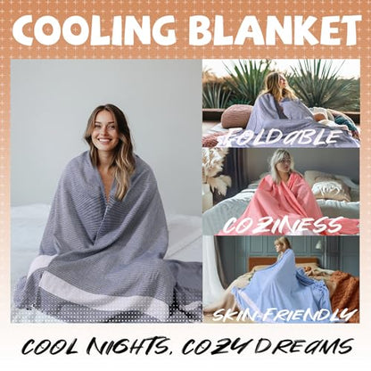Lightweight Woven Throw Blanket Large Soft Travel Essentials Airplane Accessories Long Flight Necessities Airport Must Haves Plane International Flying Stuff Airline Items Oversea Umrah Need Purple