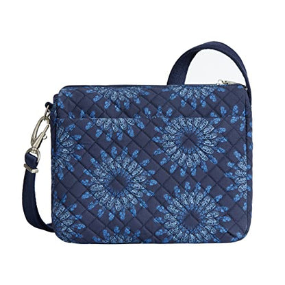 Travelon Anti-Theft Classic Small East/West Crossbody - color: Geo Sunflower