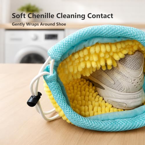 2 Pack Shoe Washing Machine Bags for Sneakers