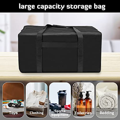 INFANZIA 24in Large Travel Duffel Bag, 600D Water Resistant Foldable, 2PCS - size: 24x12x12 inch-56L