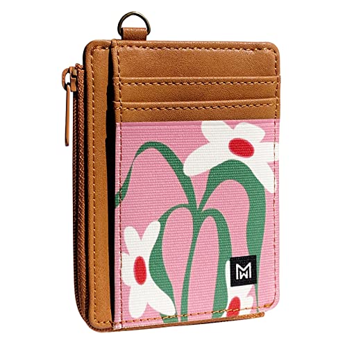 Credit Card Holder Wallet Women RFID Blocking Slim Wallet Front Pocket - color: orchid
