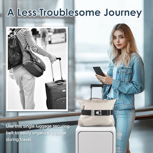 Travel Inspira Travel Belt for Luggage Add a Bag Strap - color: Black-03
