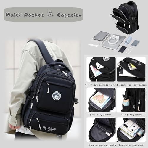 Rolling Backpack for Boys Girls Elementary Middle School Bags, Boys Roller Backpack with 6 Wheels, Beige - color: 6 Wheels-beige