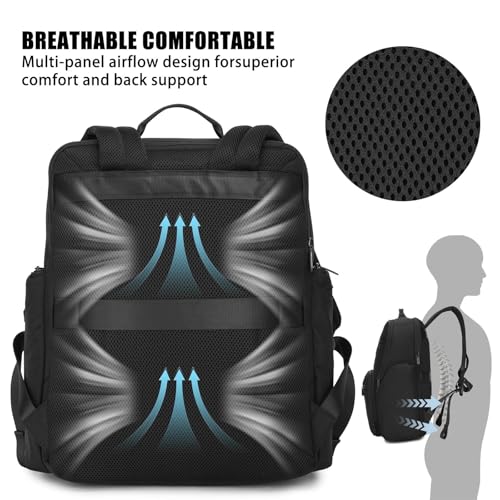 HEAD Large Business Backpack for Men,Travel Backpacks Fits 17.3 inch Laptop