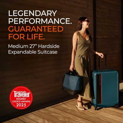 Briggs & Riley ZDX Medium 27 Inch Expandable Checked Luggage, Ocean - color: Ocean, size: 27" Hardside Checked