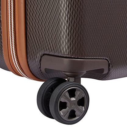 DELSEY PARIS Chatelet Air 2.0, 28 Inch Checked Luggage, Chocolate Brown - color: Chocolate Brown, size: Checked-Large 28 Inch