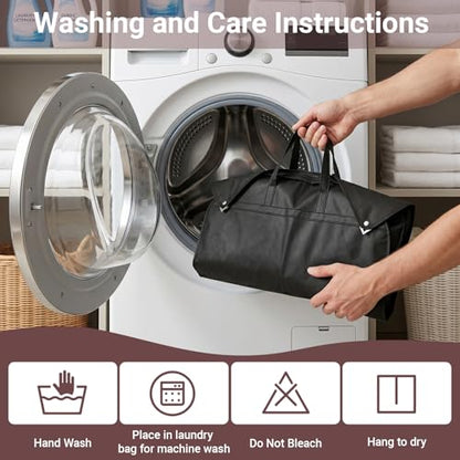 1 Pack PEVA Waterproof Long Garment Bag Clear Window 24x63 In Black - size: 24 × 63 in