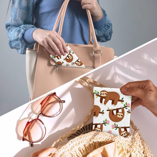 Ocean Beach Glasses Case, Sunglasses Organizer Eyeglasses Case Glasses Cases Pouch For Men Women - color: Sloth