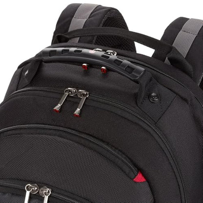 Wenger Legacy 16 inch Laptop Backpack, Men's and Women's Laptop Bag, Black/Gray, One Size - style: Wenger Legacy Laptop Backpack