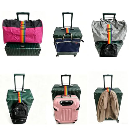Luggage Straps for Suitcases, Luggage Connector Belt Strap Pink - color: 2 Pink