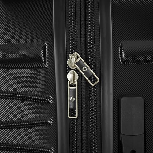 Samsonite Evolve SE Hardside Expandable Luggage with Spinners | Titanium | 2PC SET (Carry-on/Medium) - color: Titanium, size: 2-Piece Set (Carry-on/Medium)