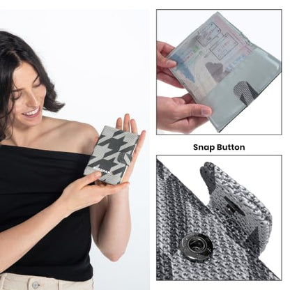 Sherpani Vienna, RFID Passport Wallet for Women (Houndstooth) - color: Houndstooth
