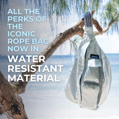 KAVU Rope Sling, Water-Resistant Crossbody Bag - color: Frosty Foliage