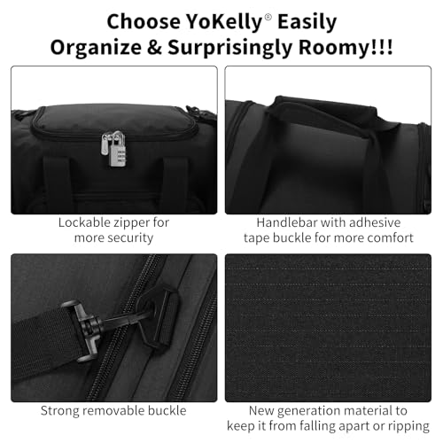 Small Duffel Bag, 17 inch, Black - color: Black, size: 17 inch