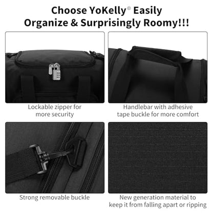 Small Duffel Bag, 17 inch, Black - color: Black, size: 17 inch
