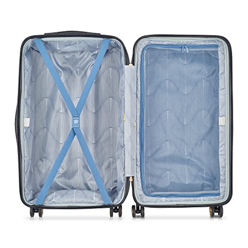 DELSEY PARIS Cruise 3.0, 26 Inch Checked Trunk Luggage, Plum - color: Plum, size: Checked 26 Inch Trunk