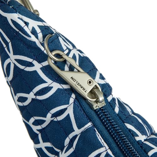 Travelon Anti-Theft Classic Crossbody Bag - color: Woven Flower