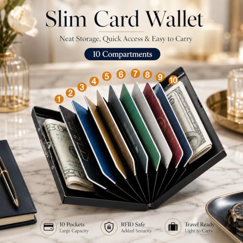 Initial E Metal Wallet Credit Card Protector Case Equipped RFID Blocking | with Pop-Up Button Slim Business Cards Holder Aluminum Cards Case Exclusive Initial E Gifts for Women Men - color: Letter E
