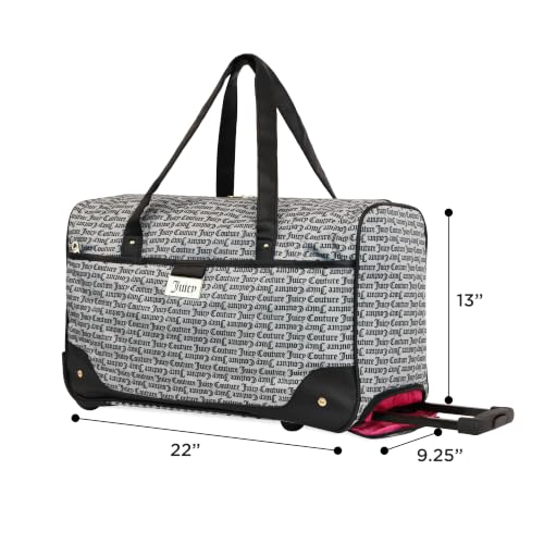 Juicy Couture Sahara 22in Rolling Duffel - color: JC GREY