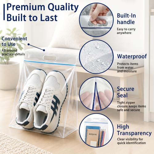 Waterproof Shoe Bags for Travel Packing Storage - size: 10-pack
