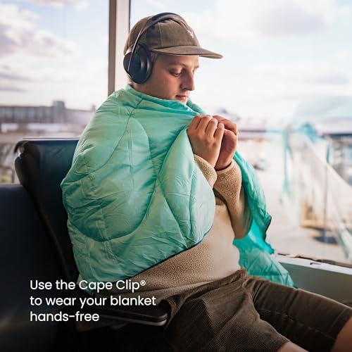 Rumpl Travel Puffy Ultra-Packable Blanket, Seafoam - color: Seafoam