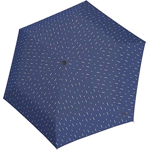 Knirps US.050 Ultra Light Pocket Size Manual Rain Umbrella with Carrying Case - color: Rain Blue