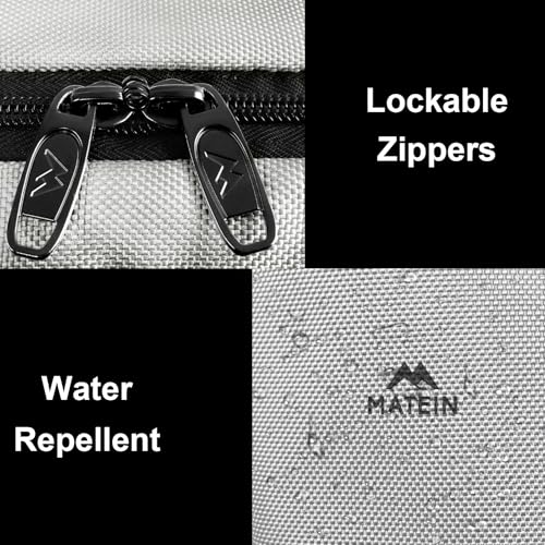MATEIN Travel Backpack with Shoe Compartment, Gray Backpack for Airplanes - color: Gray, size: X-Large