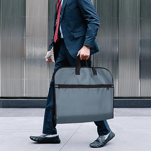 pack all 40" Multi-Compartment Garment Bag, Heavy Duty Hanging Suit Bag - size: Regular
