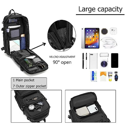OZUKO Tactical Backpack Chest Sling Bags for Men, Waterproof Crossbody Shoulder Daypack for Outdoor Walking Hiking Trekking (Royal blue) - color: Royal Blue
