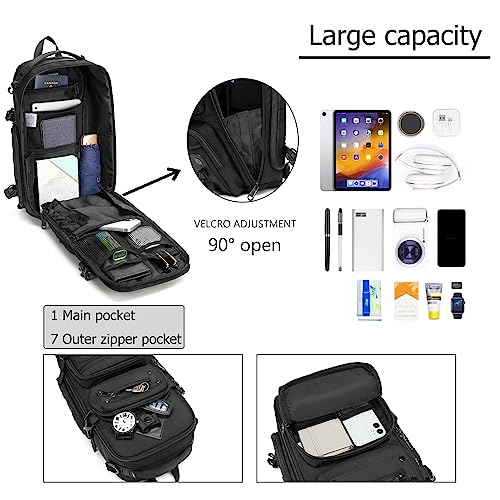 OZUKO Tactical Backpack Chest Sling Bags for Men, Waterproof Crossbody Shoulder Daypack for Outdoor Walking Hiking Trekking (Camo) - color: Camo